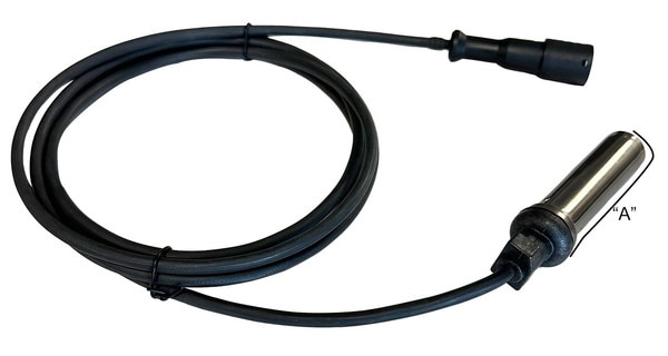 Meritor R955458 ABS180-1.8M79MM Straight ABS Sensor (Repl. Meritor R955338, R955329 ...
