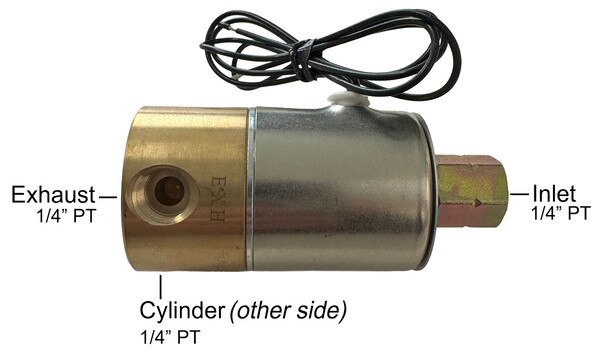 FS-4523 3-Way Electrical Solenoid Valve; N/O (Repl Haldex 90054075 ...